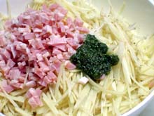 ベーコンやアンチョビなどの塩気と合います!