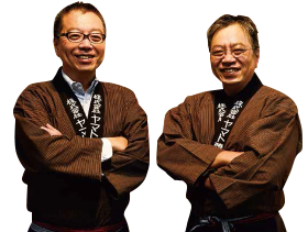 山本社長 山本工場長 山本社長 山本工場長