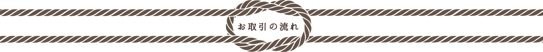 お取引の流れ